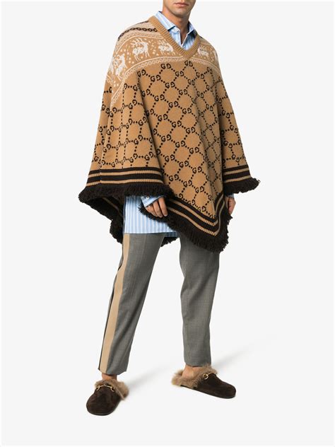 gucci mannen poncho|gucci poncho women's.